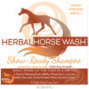 Horse Herbal Shampoo Wash for Coat, Mane & Tail by Healthy HairCare - Image 2