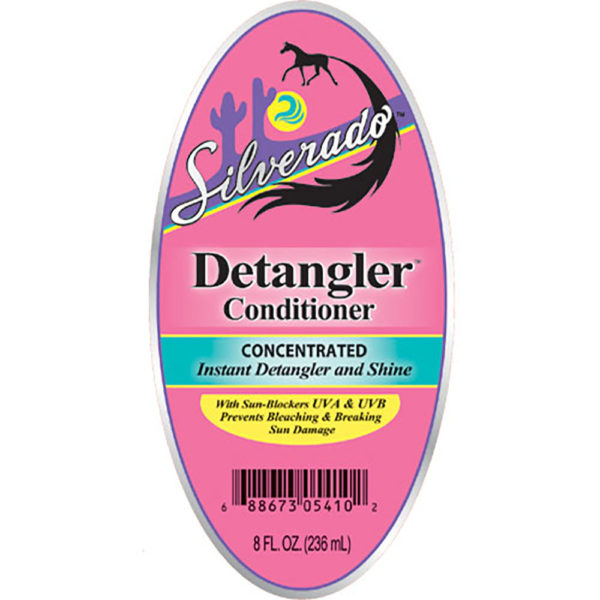 Horse Detangler Conditioner for Coat, Mane & Tail by Silverado-Front Label