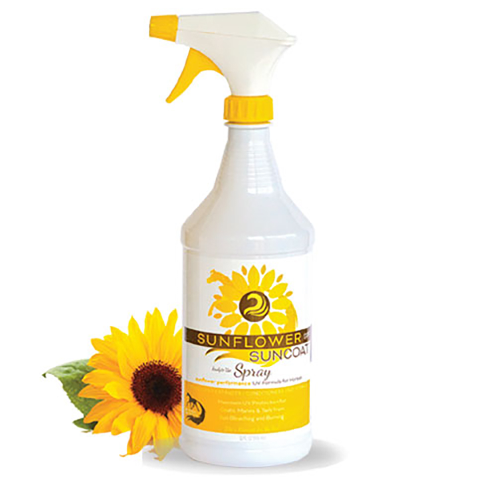 Horse Sunscreen SPF Sunflower Suncoat for Coat, Mane & Tail by Healthy  HairCare