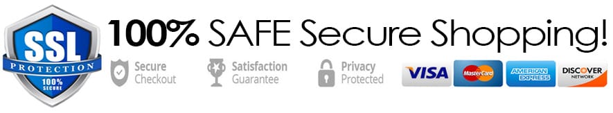 100% Safe & Secure Shopping